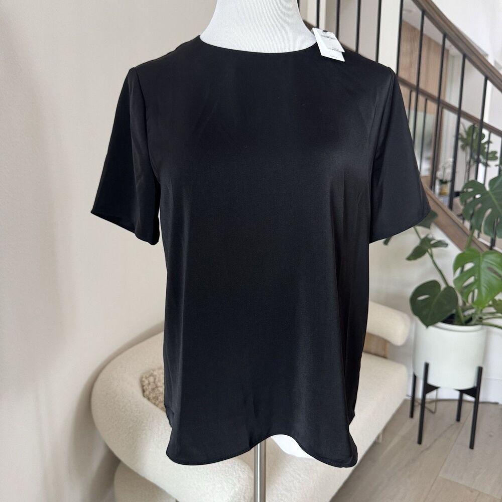 Banana Republic Premium Silky Crepe Blouse NWT, Medium